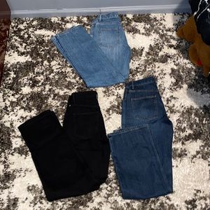 Uniqlo straight leg jeans bundle